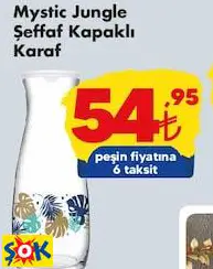 MYSTİC JUNGLE ŞEFFAF KAPAKLI KARAF